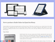 Tablet Screenshot of kindlecoversandcases.portfoliobox.me