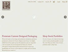 Tablet Screenshot of portfoliobox.com